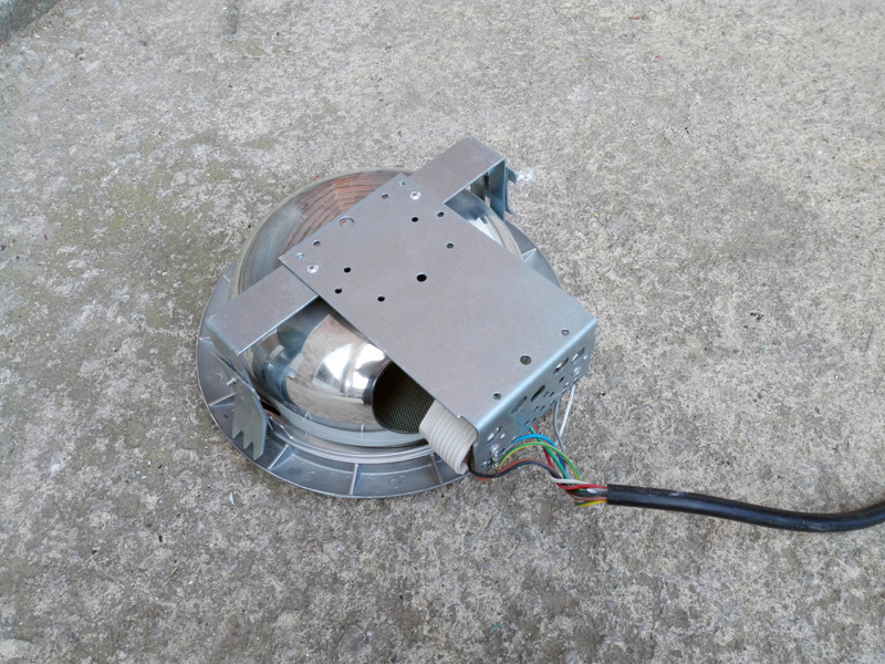 lampara foco techo incrustado metal 9.5x23 1u